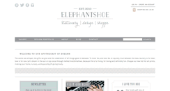 Desktop Screenshot of elephantshoe.com