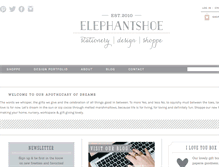 Tablet Screenshot of elephantshoe.com